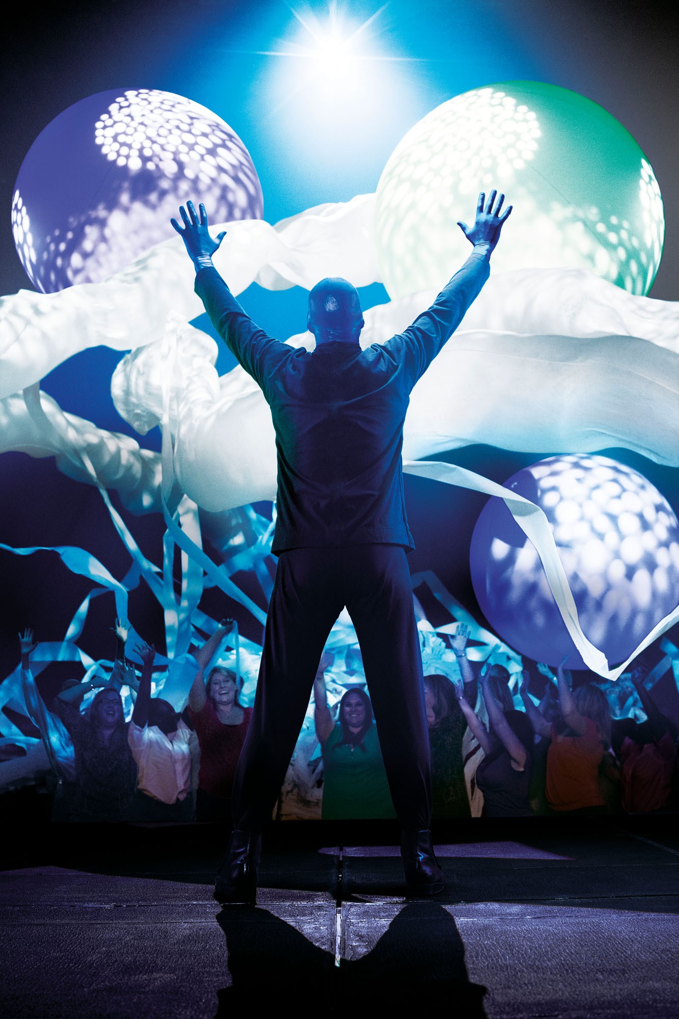 Blue Man Group • 20062021 in Berlin, Stage Bluemax Theater Blue Man Group • 20062021 in Berlin, Stage Bluemax Theater