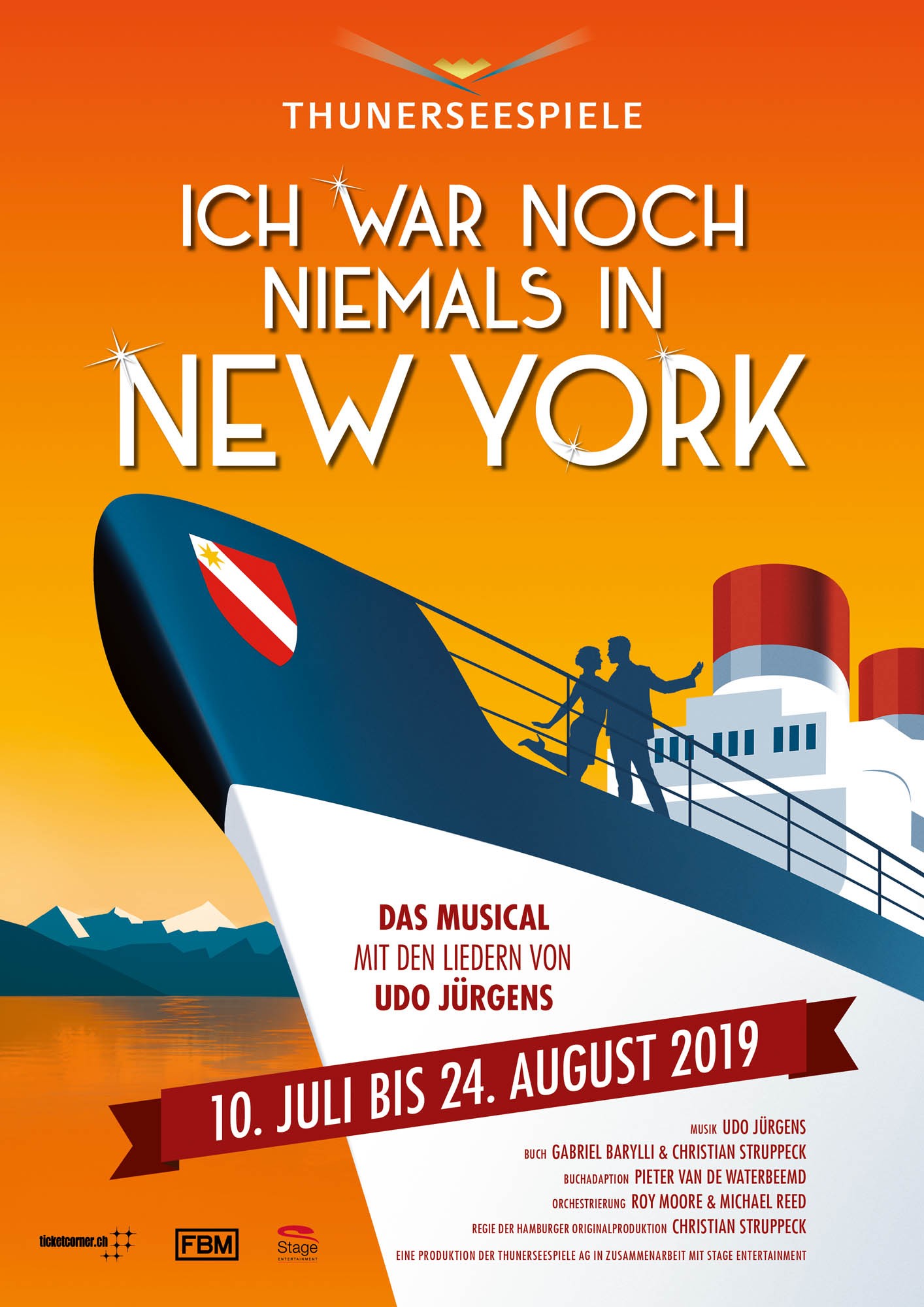 Ich war noch niemals in New York Das Musical mit den Liedern von Udo Jürgens • 2019 in Thun Ich war noch niemals in New York Das Musical mit den Liedern von Udo Jürgens • 2019 in Thun