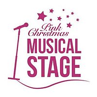 Pink Christmas Musical Stage