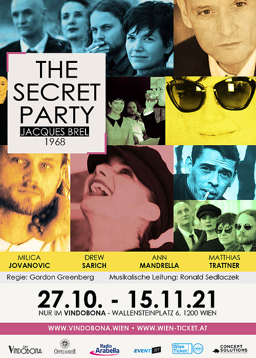 THE SECRET PARTY - Jacques Brel – 1968 • 2021-2022 in Wien, Vindobona